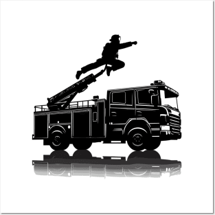 Fire Truck Posters and Art